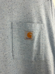 Vintage Carhartt Heather Blue Pocket Tee
