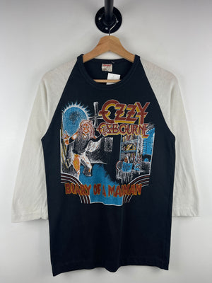 Vintage 80s Ozzy Osbourne Diary Of A Madman Black Tee