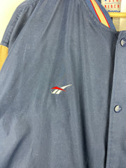Vintage 90s MLB Reebok New York Yankees Navy & Beige Windbreaker