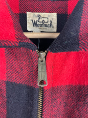 Vintage 60s Woolrich Buffalo Plaid Mackinaw Wool Hunting Jacket
