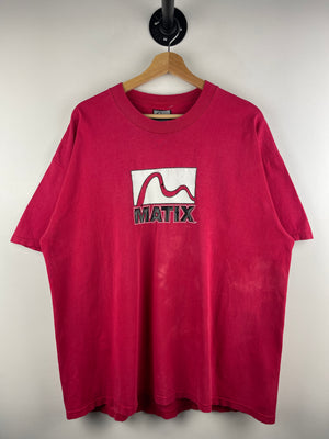 Vintage 90s Matix Skateboards Red Tee