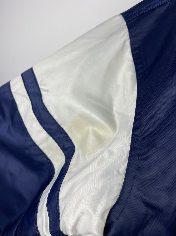 Vintage NHL Buffalo Sabres Script Embroidered Satin Bomber Jacket