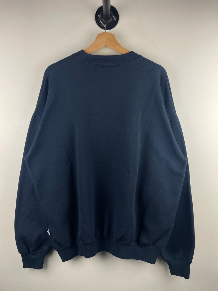 Vintage 90s NFL Bulletin Denver Broncos Navy Crewneck