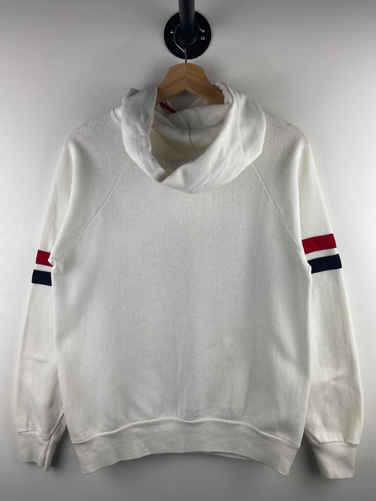 Vintage 80s Penn State University White & Red Hoodie