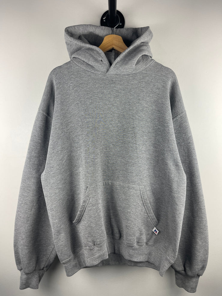 Vintage 90s Russell Athletic Blank Grey Hoodie