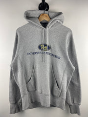 Vintage 90s Lee University Of Pittsburgh Grey Hoodie