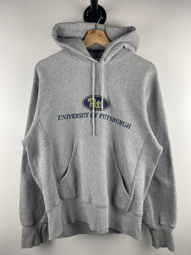 Vintage 90s Lee University Of Pittsburgh Grey Hoodie