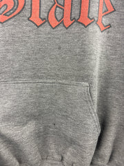 Vintage 90s Lee Ohio State Old English Spellout Grey Hoodie