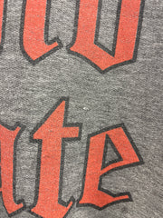 Vintage 90s Lee Ohio State Old English Spellout Grey Hoodie