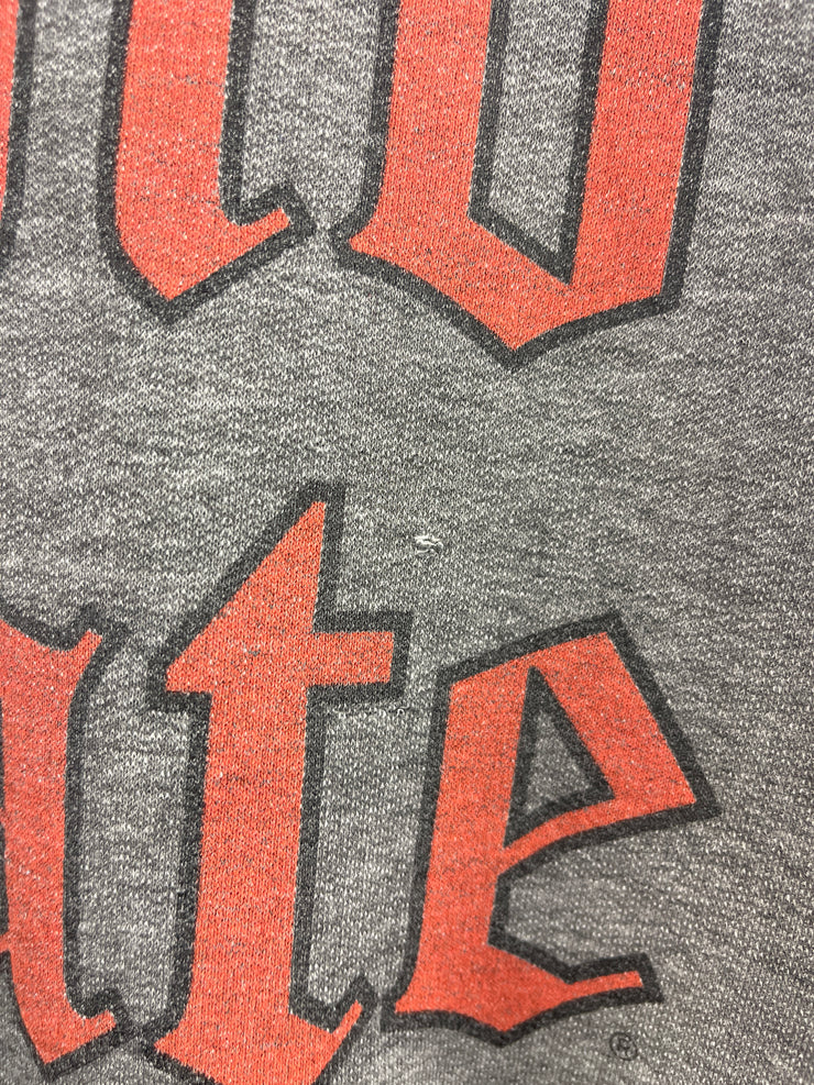 Vintage 90s Lee Ohio State Old English Spellout Grey Hoodie
