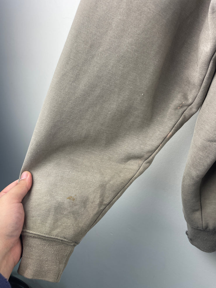 Vintage Carhartt Sherpa Lined Grey Zip Up Hoodie