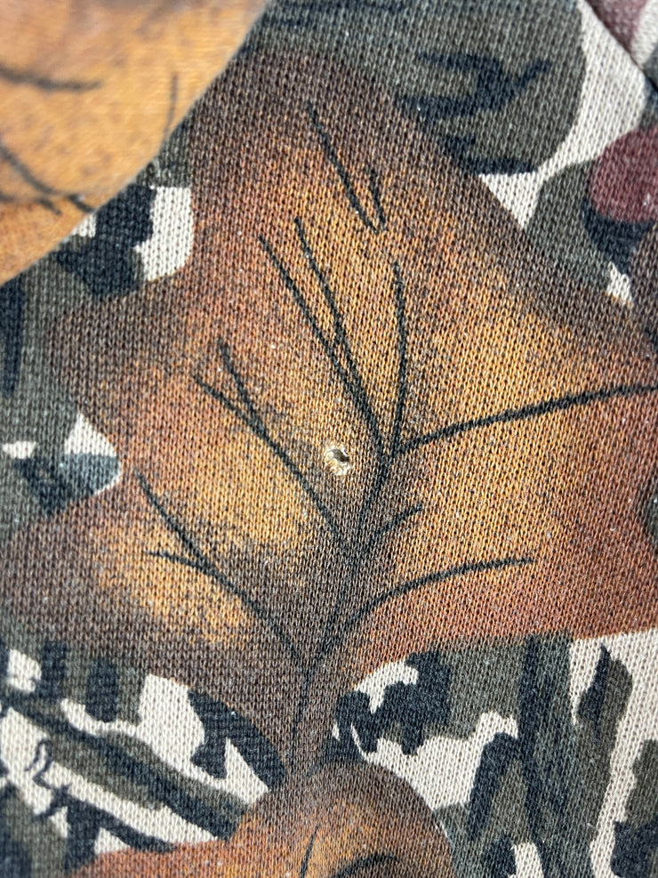 Vintage 90s Real Tree Camo Zip Up Hoodie