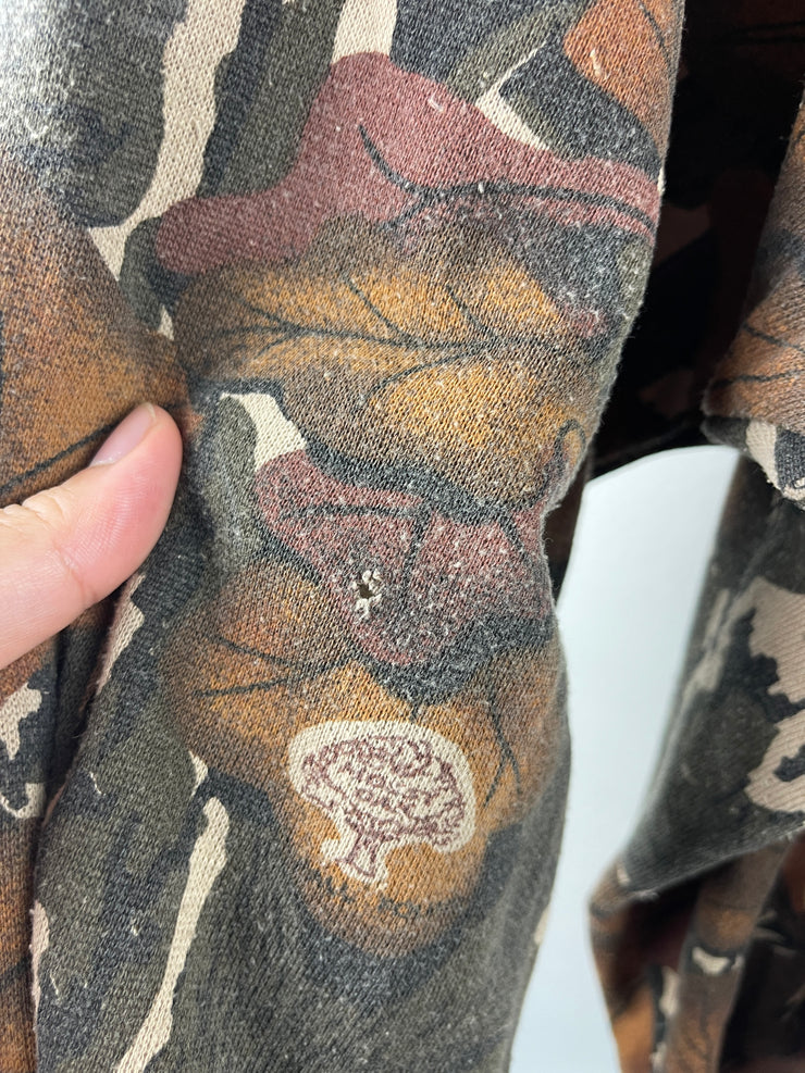 Vintage 90s Real Tree Camo Zip Up Hoodie