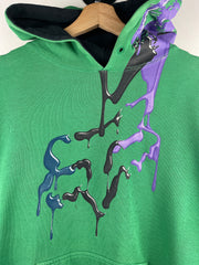 Vintage Y2K Fox Slime Green Hoodie