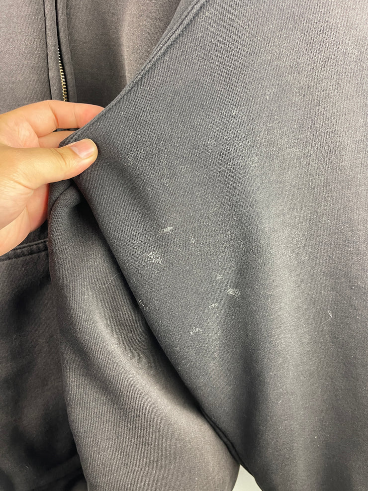 Vintage Carhartt Thermal Lined Faded Black Zip Up Hoodie