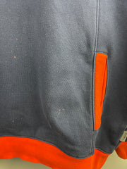 Vintage Nike Mini Swoosh Illinois Quarter Zip Navy Hoodie