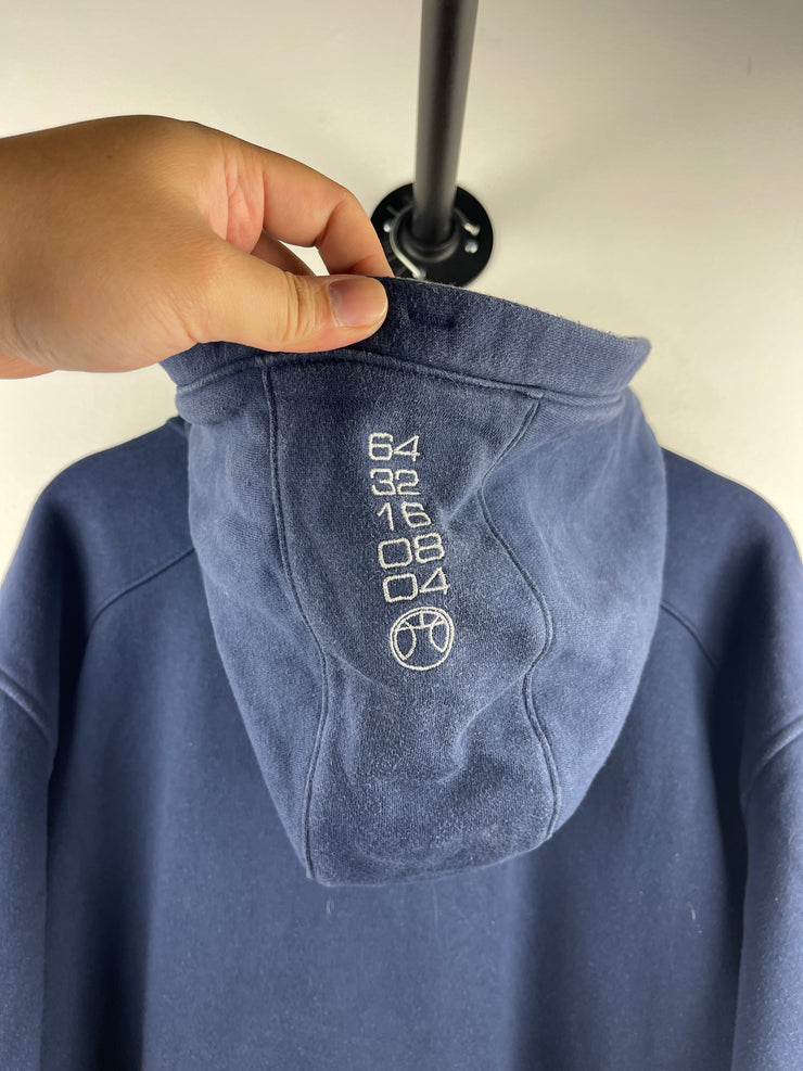 Vintage Nike Mini Swoosh Illinois Quarter Zip Navy Hoodie