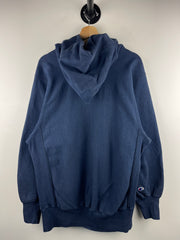 Vintage 90s Champion Reverse Weave Elizabethtown College Navy Hoodie
