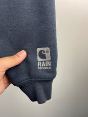 Vintage Carhartt Insulated Rain Defender Navy Zip Up Hoodie