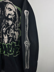 Vintage Rob Zombie On Stage Black Zip Up Hoodie
