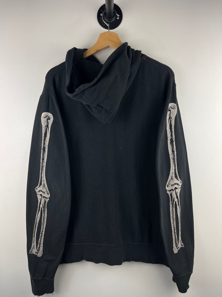 Vintage Rob Zombie On Stage Black Zip Up Hoodie