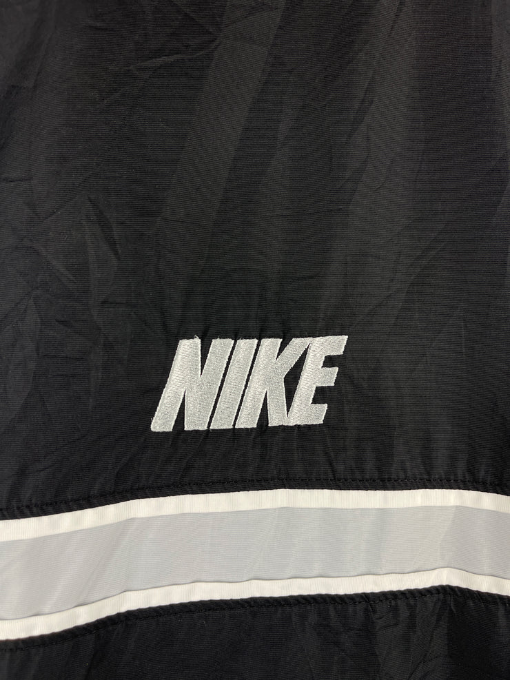 Vintage Nike Swoosh Black & Grey Paint Splattered Windbreaker