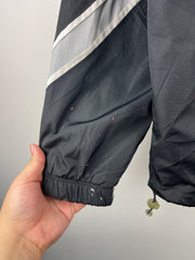 Vintage Nike Swoosh Black & Grey Paint Splattered Windbreaker