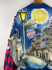 Vintage 90s NFL Chalk Line Super Bowl XXIV Fanimation Satin Bomber Jacket