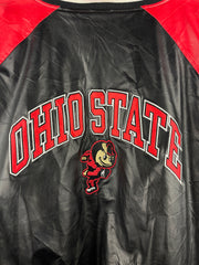 Vintage Steve & Barrys Ohio State Black & Red Varsity Jacket