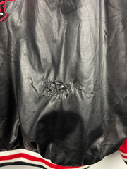 Vintage Steve & Barrys Ohio State Black & Red Varsity Jacket