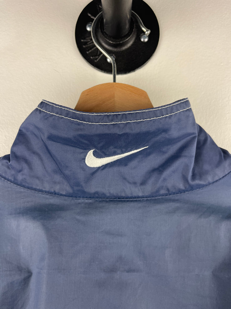 Vintage 90s Nike Swoosh Navy & White Windbreaker