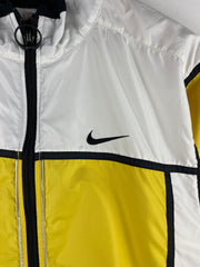 Vintage 90s Nike Swoosh White & Yellow Windbreaker