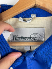 Vintage 80s Pillsbury Dough Boy Blue Varsity Bomber Jacket