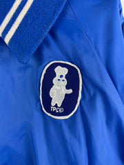 Vintage 80s Pillsbury Dough Boy Blue Varsity Bomber Jacket