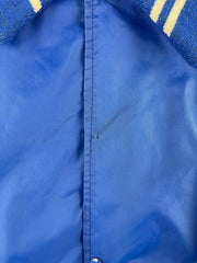 Vintage 80s Pillsbury Dough Boy Blue Varsity Bomber Jacket