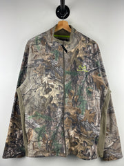 Vintage Real Tree Camo Zip Up Fleece Sweater