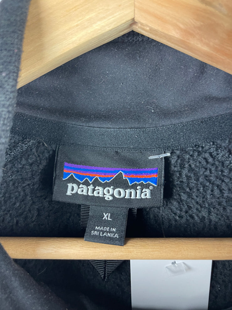 Vintage Patagonia Black Zip Up Fleece Sweater