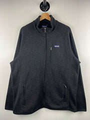 Vintage Patagonia Black Zip Up Fleece Sweater