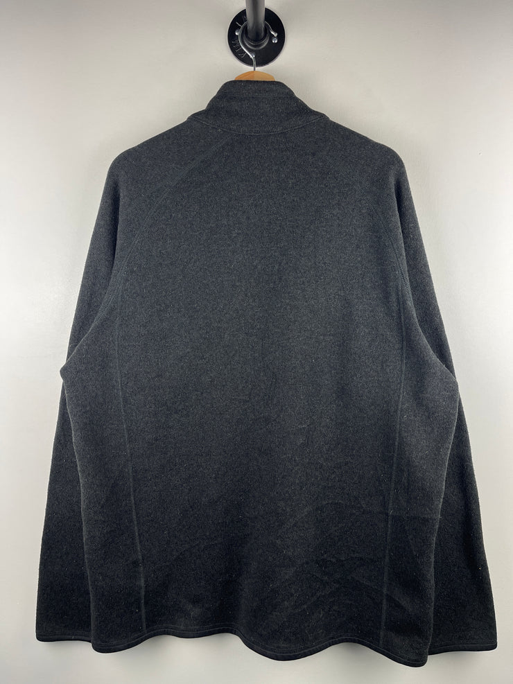 Vintage Patagonia Black Zip Up Fleece Sweater