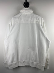 Vintage 90s Polo Ralph Lauren White Zip Up Sweater