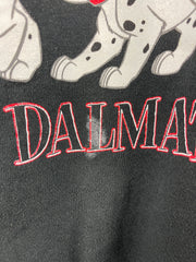 Vintage 90s Disney 101 Dalmatians Movie Promo Black Crewneck