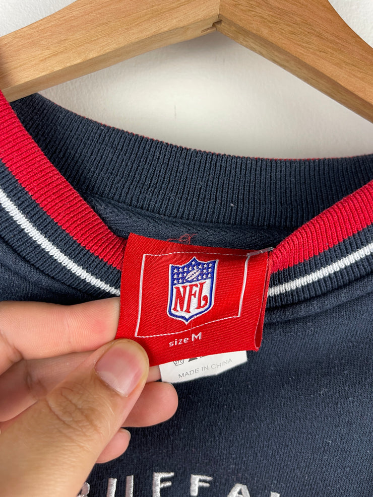 Vintage NFL Buffalo Bills Embroidered Navy Crewneck