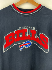 Vintage NFL Buffalo Bills Embroidered Navy Crewneck