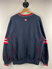 Vintage NFL Buffalo Bills Embroidered Navy Crewneck