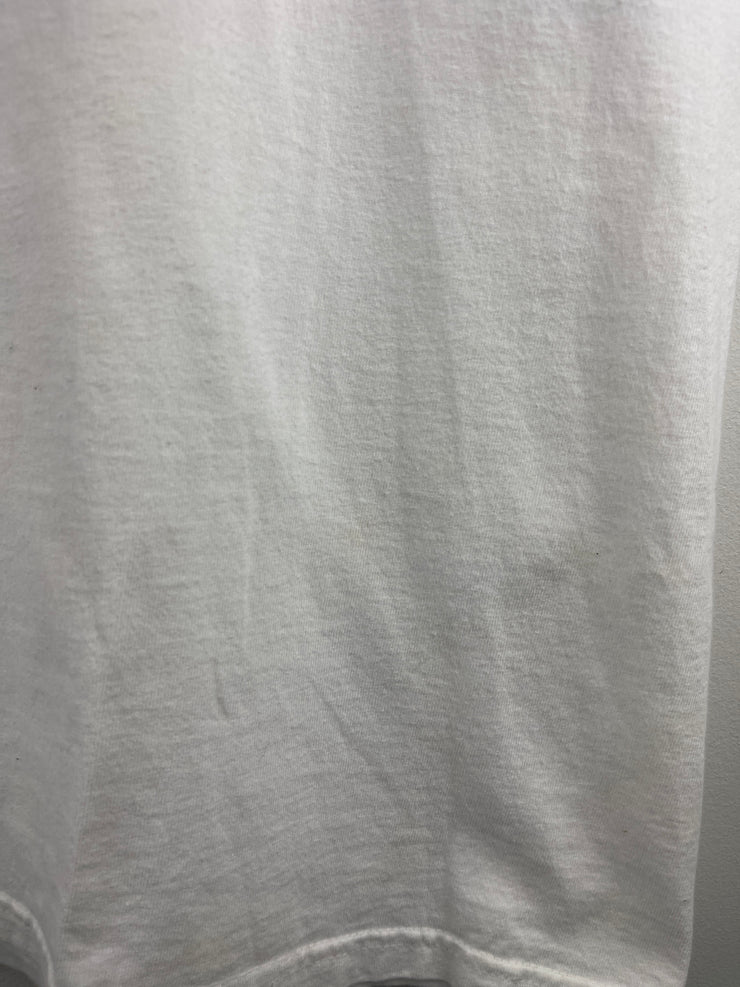 Vintage 90s George Bush Good Bush Bad Bush Weed Comedy White Tee