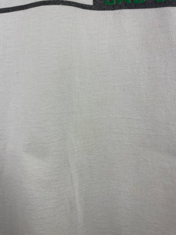 Vintage 90s George Bush Good Bush Bad Bush Weed Comedy White Tee