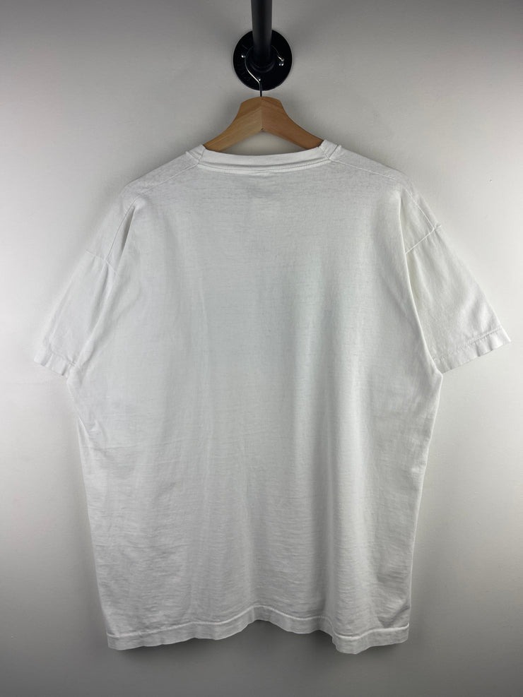 Vintage 90s Cedax Ceftibuten Drug Promo White Tee