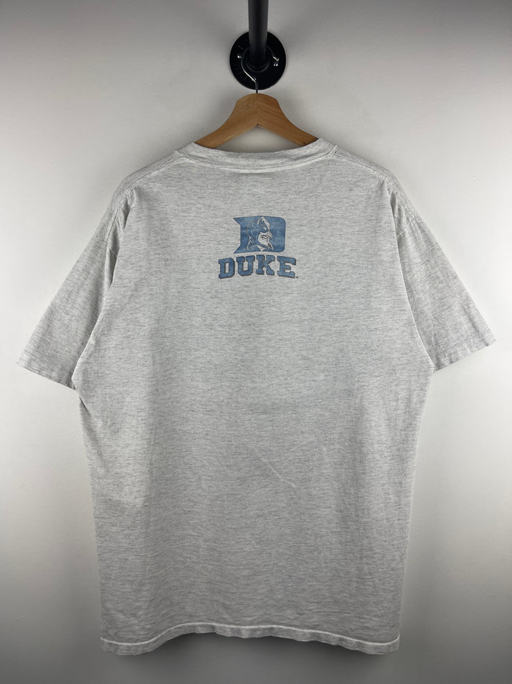 Vintage 90s Duke Blue Devils Devil Grey Tee