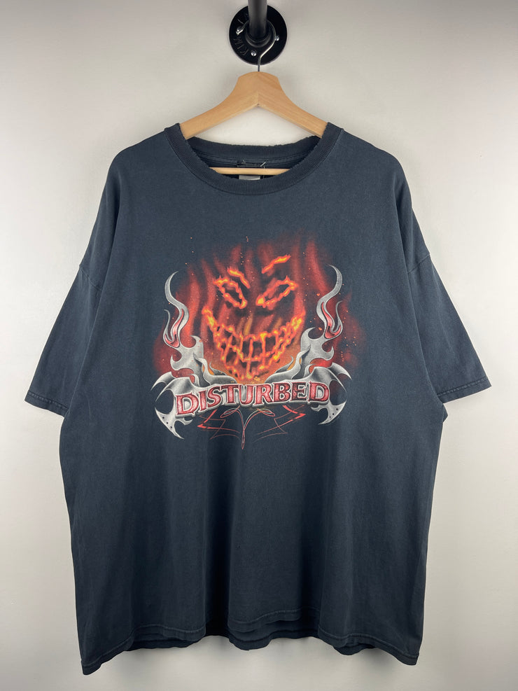 Vintage Disturbed From Ashes Giant Black Tee