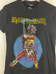 Vintage 1987 Iron Maiden Somewhere On Tour Black Tee